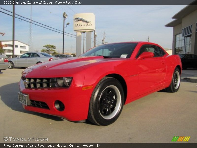 Victory Red / Gray 2010 Chevrolet Camaro LS Coupe