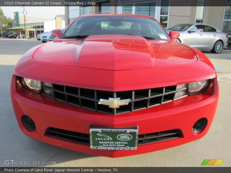 Victory Red / Gray 2010 Chevrolet Camaro LS Coupe