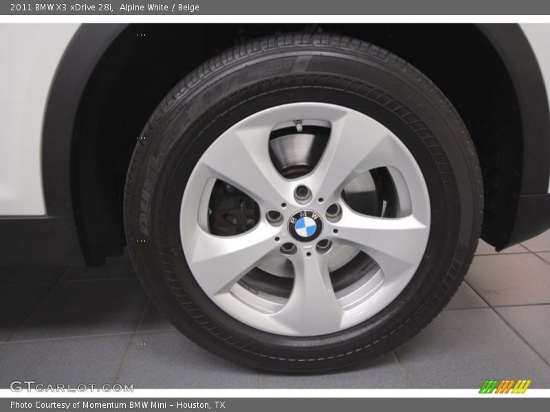 Alpine White / Beige 2011 BMW X3 xDrive 28i