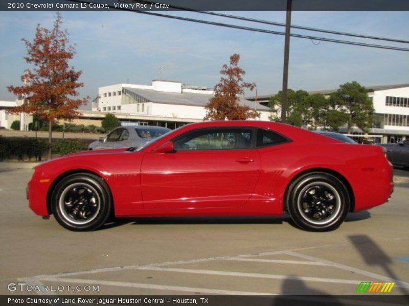 Victory Red / Gray 2010 Chevrolet Camaro LS Coupe