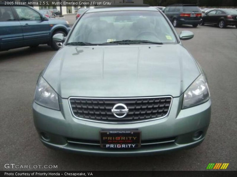 Mystic Emerald Green / Frost Gray 2005 Nissan Altima 2.5 S