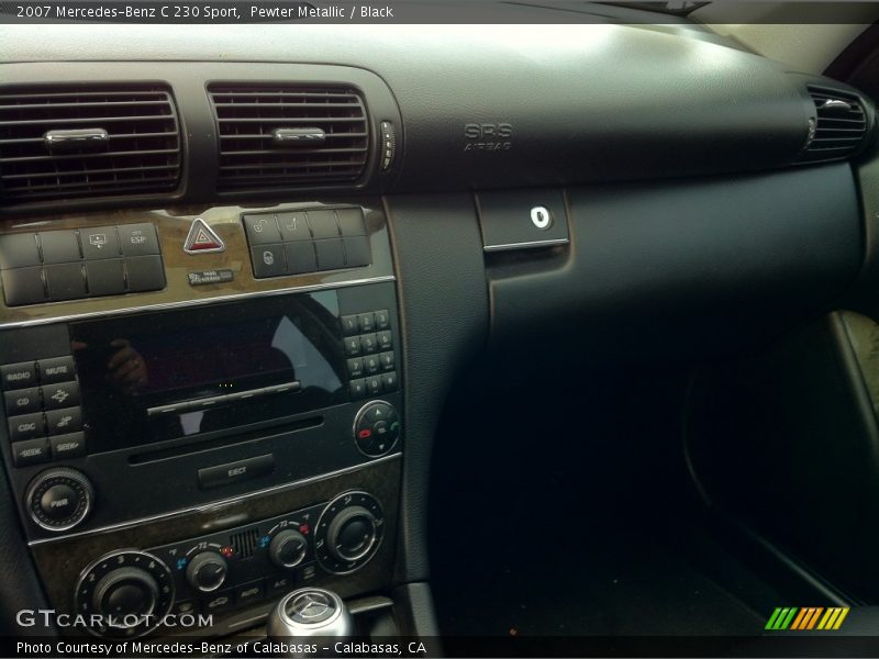 Pewter Metallic / Black 2007 Mercedes-Benz C 230 Sport