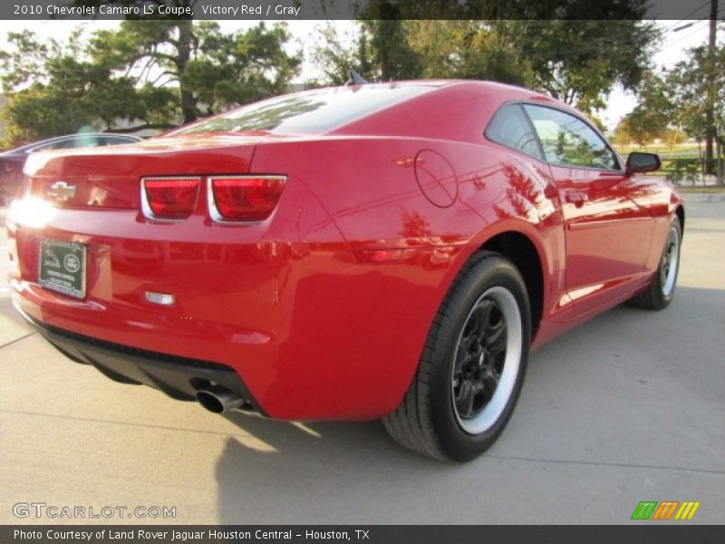 Victory Red / Gray 2010 Chevrolet Camaro LS Coupe