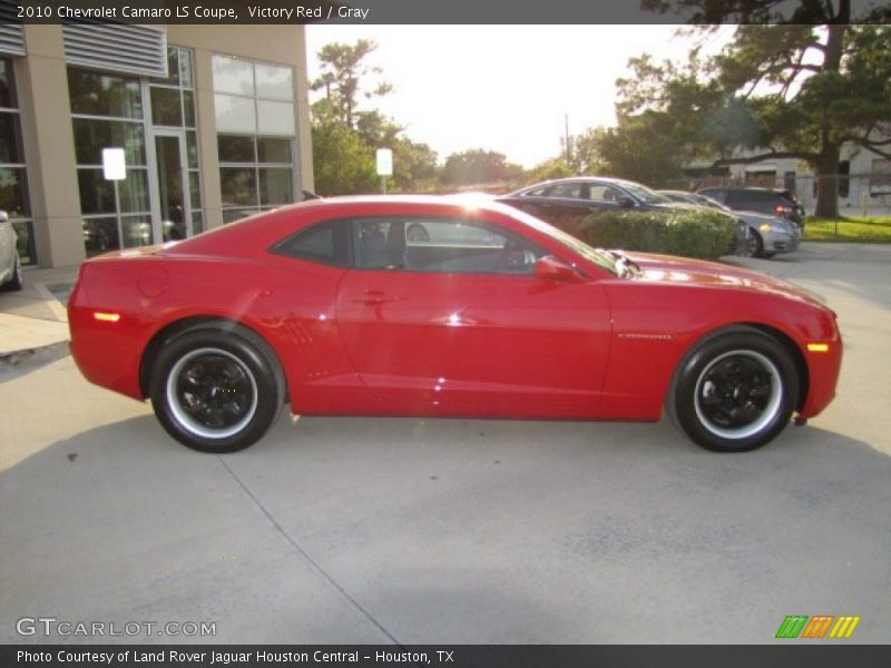 Victory Red / Gray 2010 Chevrolet Camaro LS Coupe