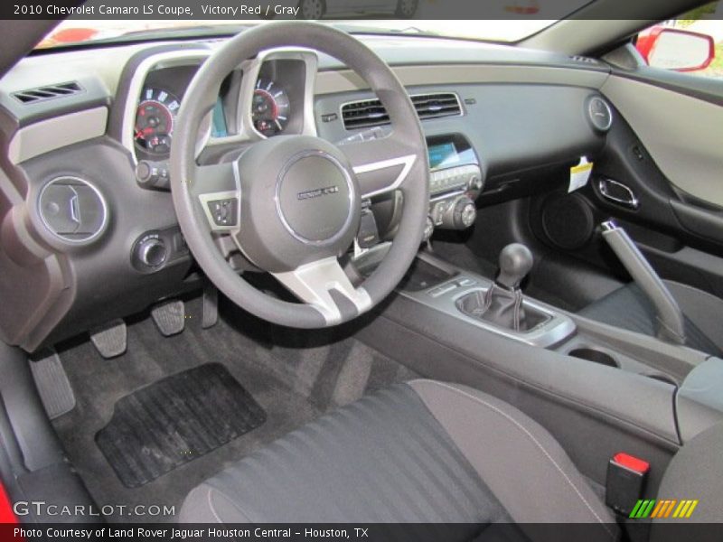 Victory Red / Gray 2010 Chevrolet Camaro LS Coupe