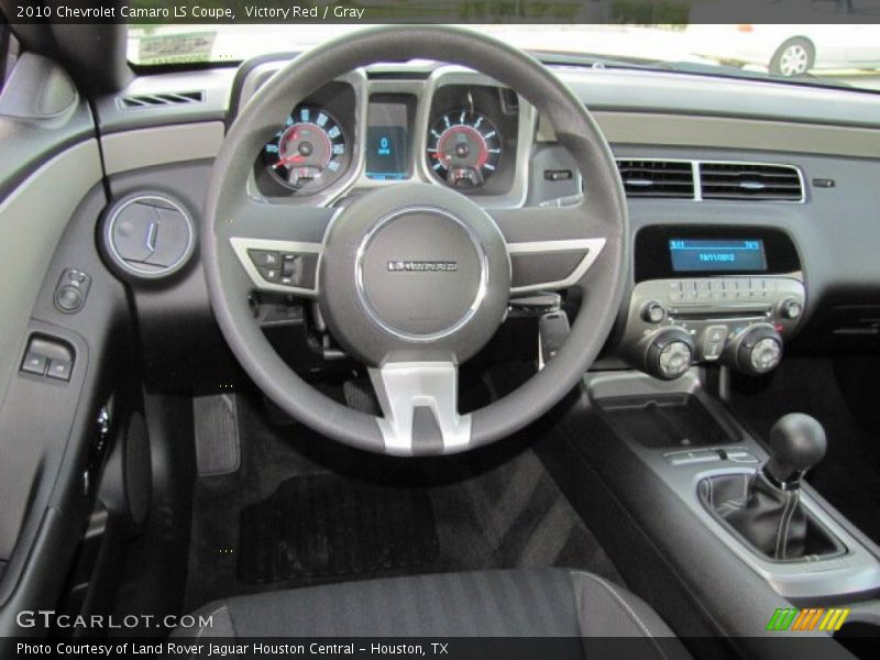 Victory Red / Gray 2010 Chevrolet Camaro LS Coupe