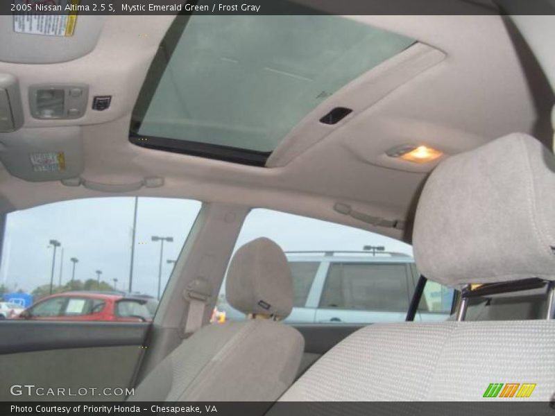 Mystic Emerald Green / Frost Gray 2005 Nissan Altima 2.5 S
