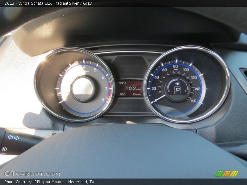 Radiant Silver / Gray 2013 Hyundai Sonata GLS