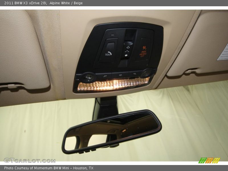 Alpine White / Beige 2011 BMW X3 xDrive 28i