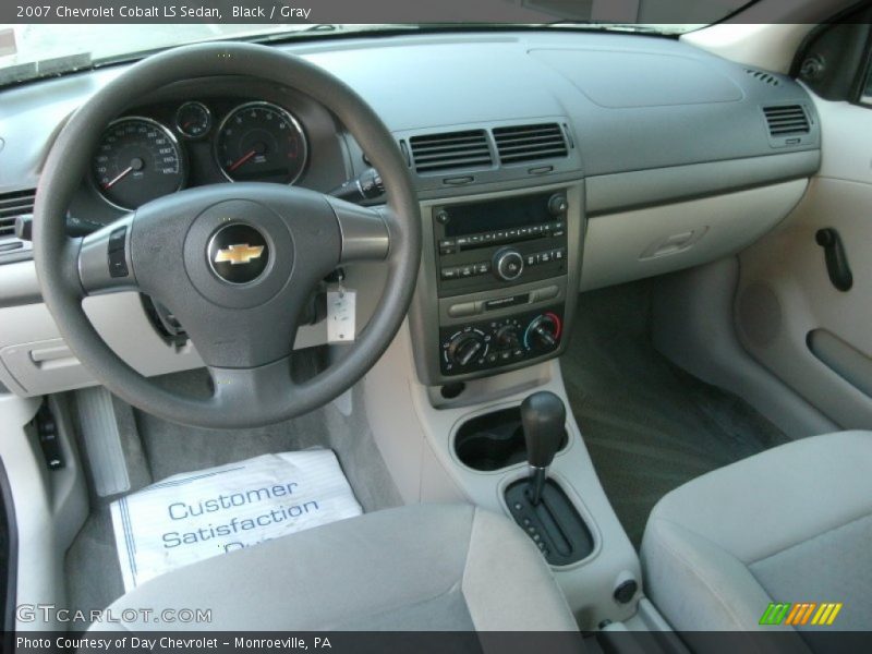 Black / Gray 2007 Chevrolet Cobalt LS Sedan