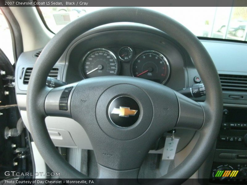 Black / Gray 2007 Chevrolet Cobalt LS Sedan