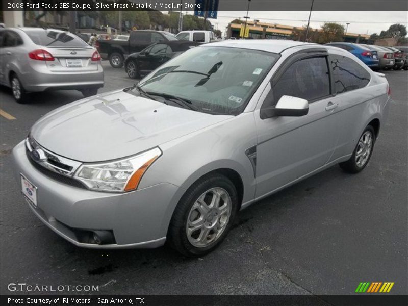 Silver Frost Metallic / Medium Stone 2008 Ford Focus SES Coupe