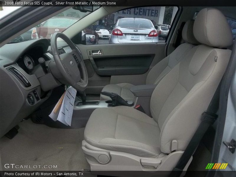 Silver Frost Metallic / Medium Stone 2008 Ford Focus SES Coupe