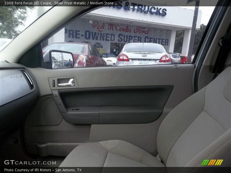 Silver Frost Metallic / Medium Stone 2008 Ford Focus SES Coupe
