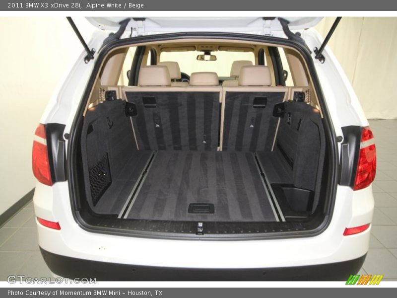 Alpine White / Beige 2011 BMW X3 xDrive 28i