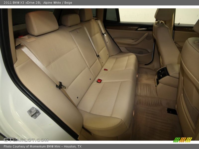 Alpine White / Beige 2011 BMW X3 xDrive 28i