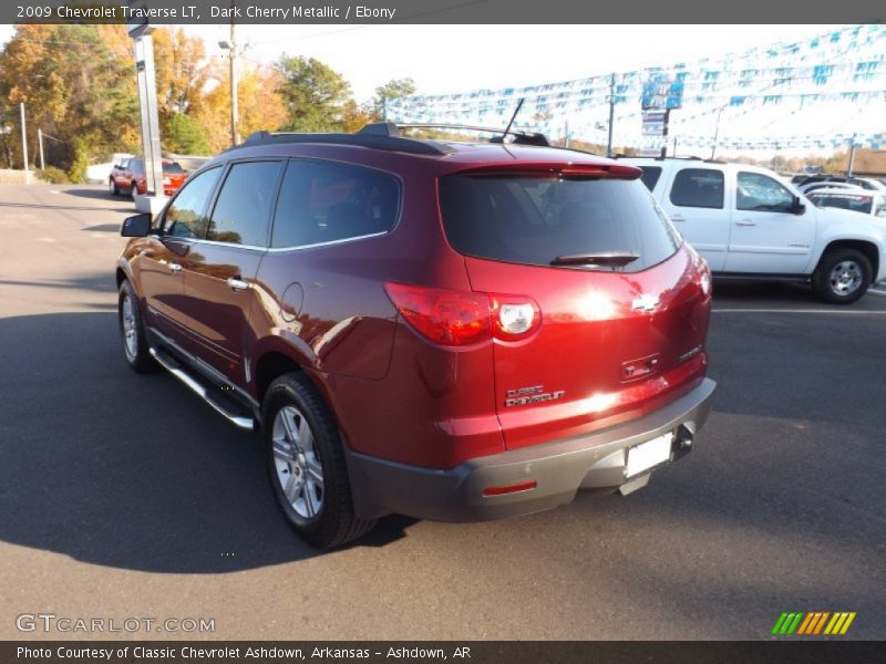 Dark Cherry Metallic / Ebony 2009 Chevrolet Traverse LT