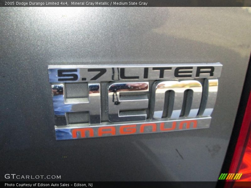 Mineral Gray Metallic / Medium Slate Gray 2005 Dodge Durango Limited 4x4