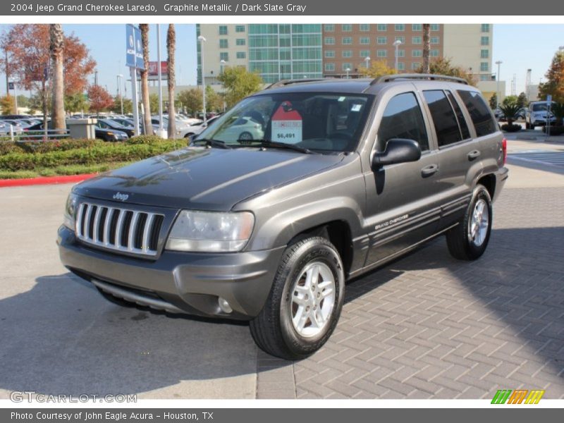 Graphite Metallic / Dark Slate Gray 2004 Jeep Grand Cherokee Laredo