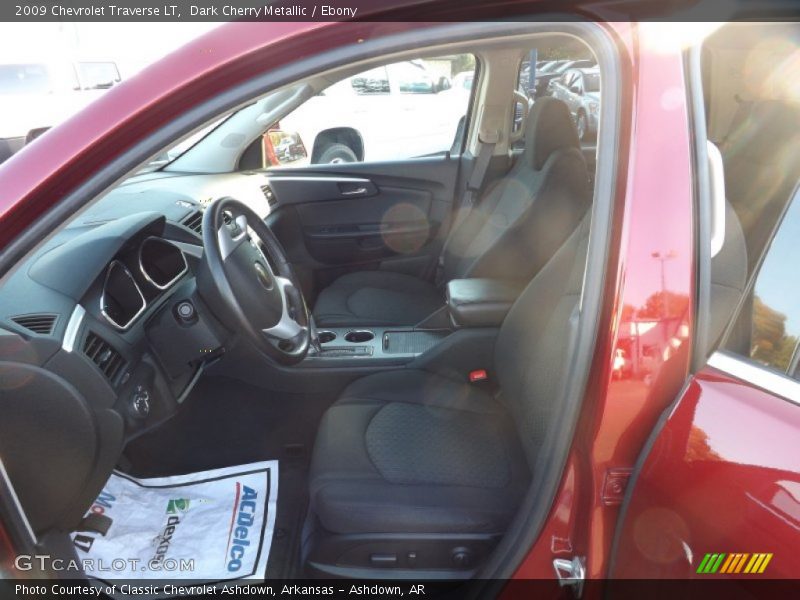 Dark Cherry Metallic / Ebony 2009 Chevrolet Traverse LT