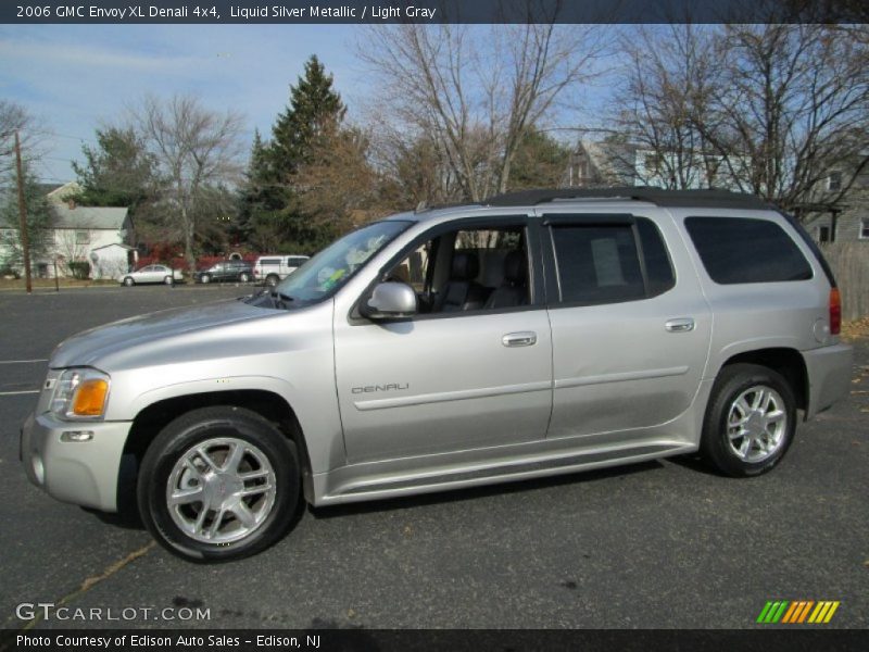 Liquid Silver Metallic / Light Gray 2006 GMC Envoy XL Denali 4x4