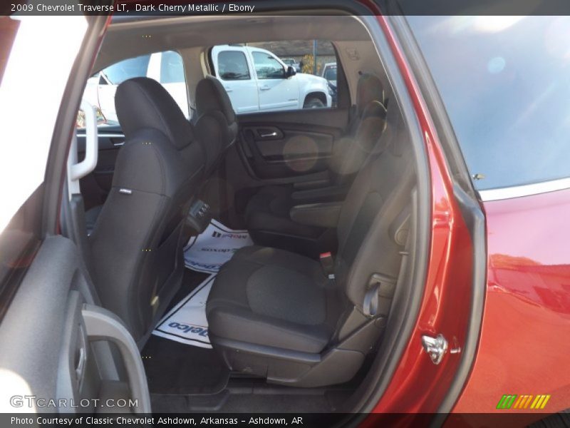 Dark Cherry Metallic / Ebony 2009 Chevrolet Traverse LT