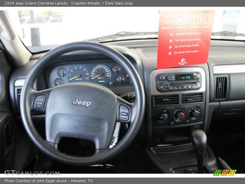 Graphite Metallic / Dark Slate Gray 2004 Jeep Grand Cherokee Laredo