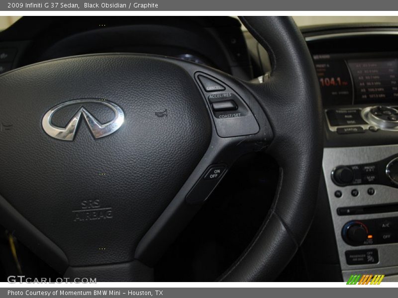 Black Obsidian / Graphite 2009 Infiniti G 37 Sedan