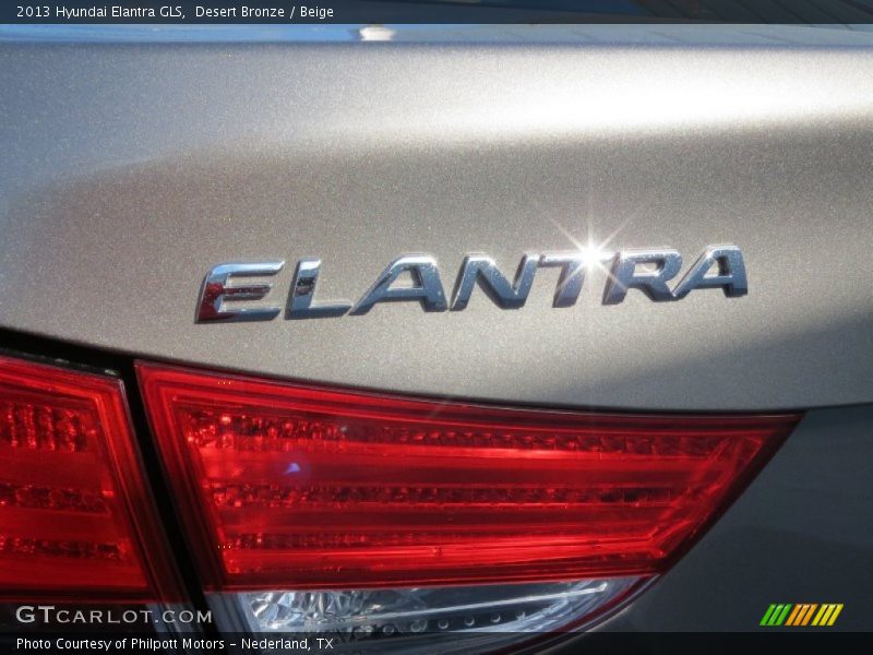 Desert Bronze / Beige 2013 Hyundai Elantra GLS