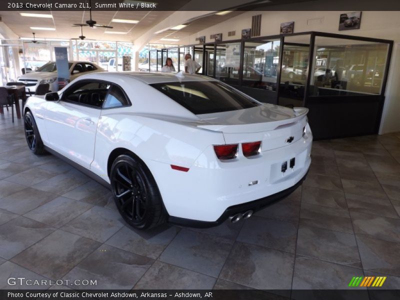 Summit White / Black 2013 Chevrolet Camaro ZL1