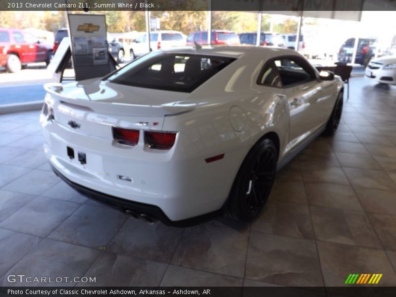 Summit White / Black 2013 Chevrolet Camaro ZL1