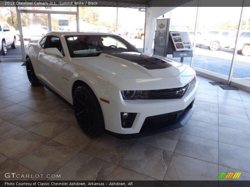 Summit White / Black 2013 Chevrolet Camaro ZL1