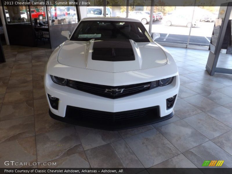 Summit White / Black 2013 Chevrolet Camaro ZL1