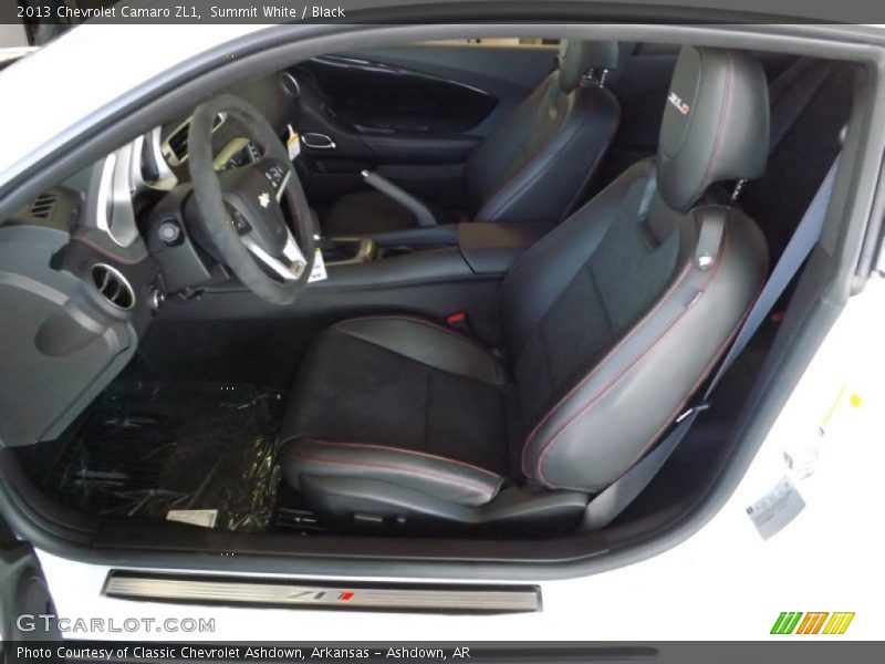 Front Seat of 2013 Camaro ZL1