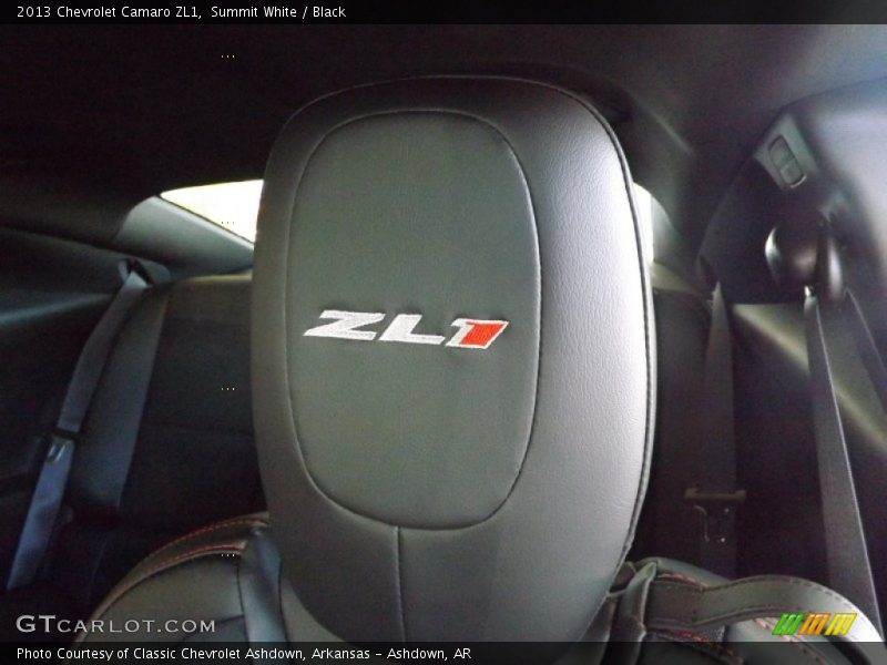 Summit White / Black 2013 Chevrolet Camaro ZL1