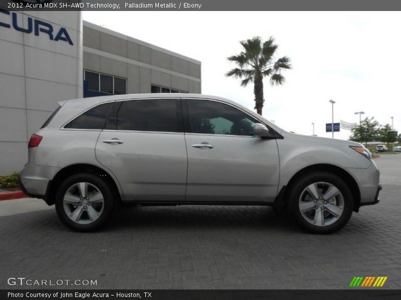 Palladium Metallic / Ebony 2012 Acura MDX SH-AWD Technology