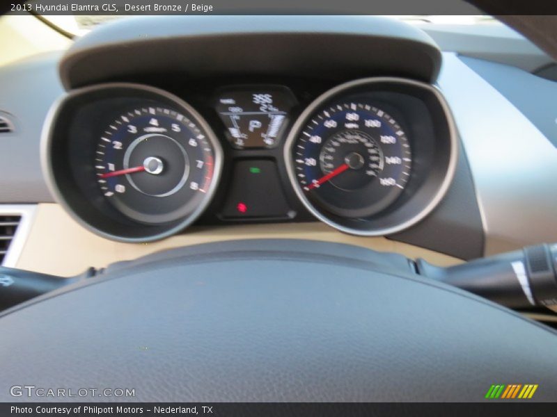 Desert Bronze / Beige 2013 Hyundai Elantra GLS