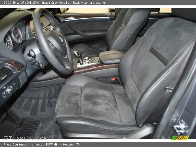 Front Seat of 2009 X6 xDrive50i