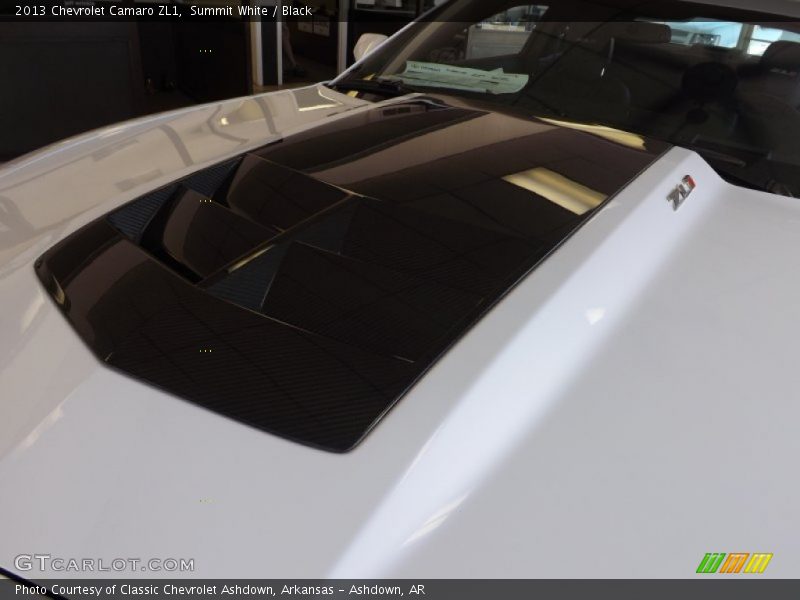 Summit White / Black 2013 Chevrolet Camaro ZL1