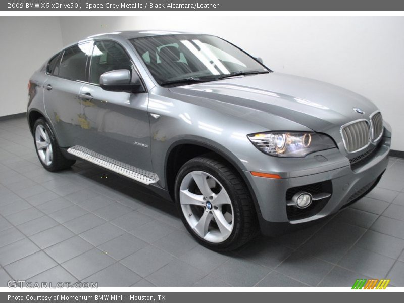 Space Grey Metallic / Black Alcantara/Leather 2009 BMW X6 xDrive50i