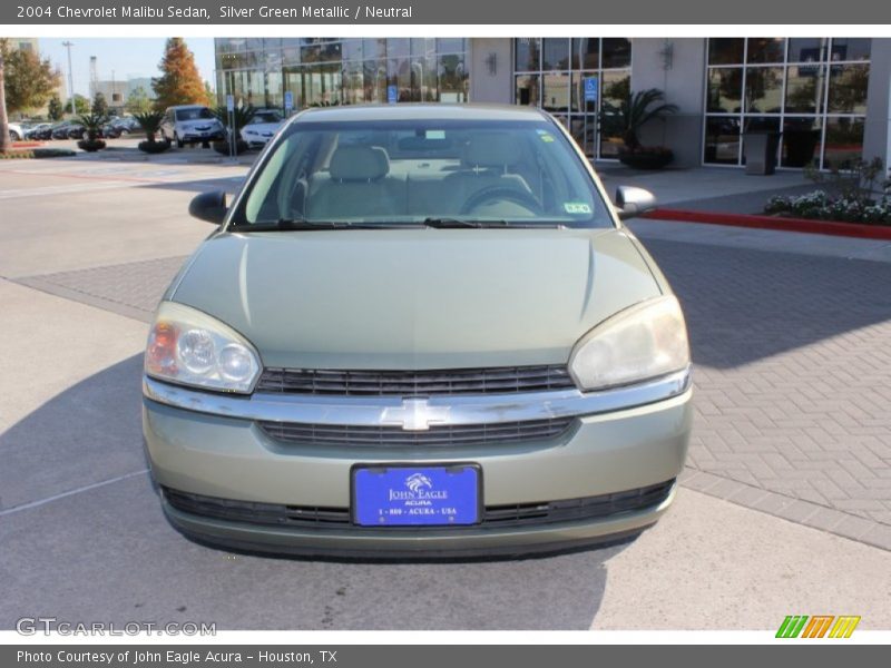 Silver Green Metallic / Neutral 2004 Chevrolet Malibu Sedan
