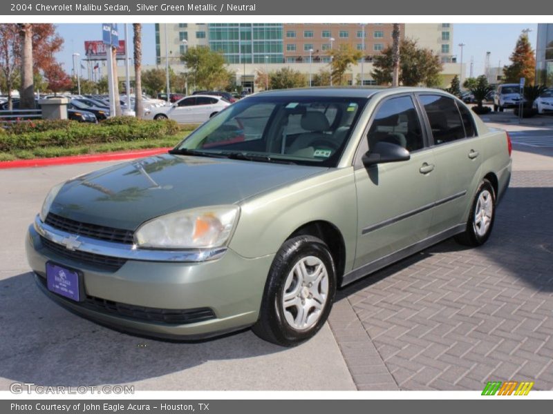 Silver Green Metallic / Neutral 2004 Chevrolet Malibu Sedan