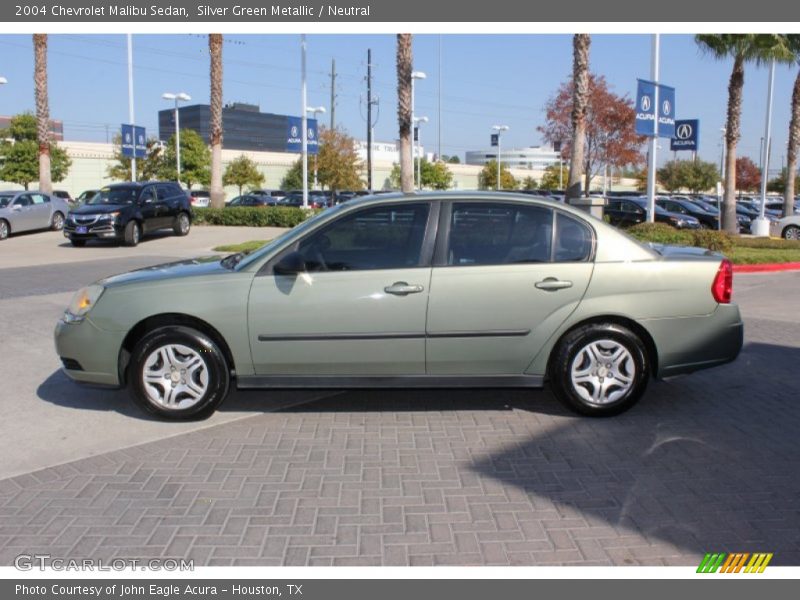 Silver Green Metallic / Neutral 2004 Chevrolet Malibu Sedan