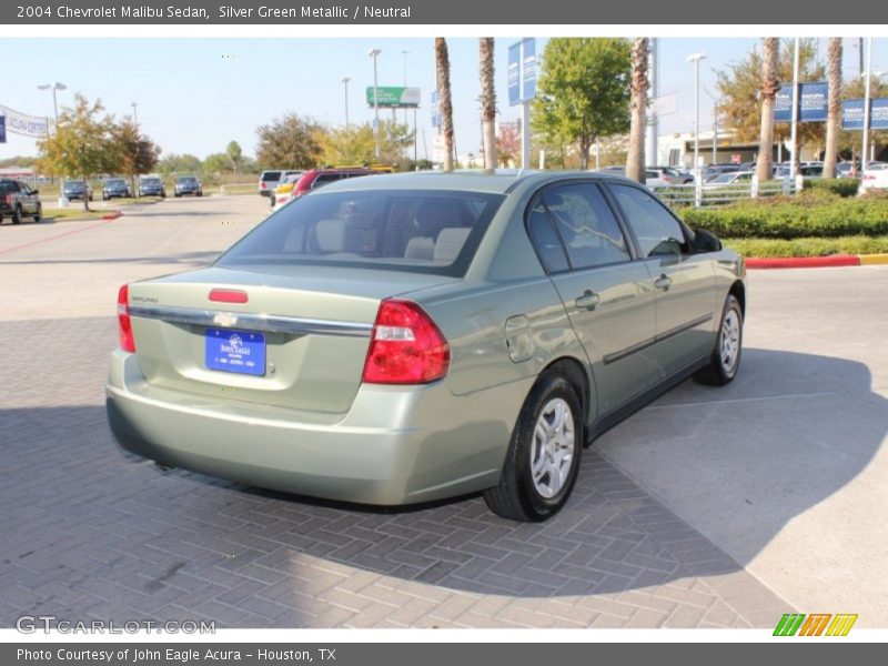 Silver Green Metallic / Neutral 2004 Chevrolet Malibu Sedan
