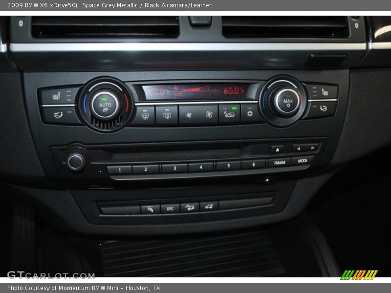 Controls of 2009 X6 xDrive50i