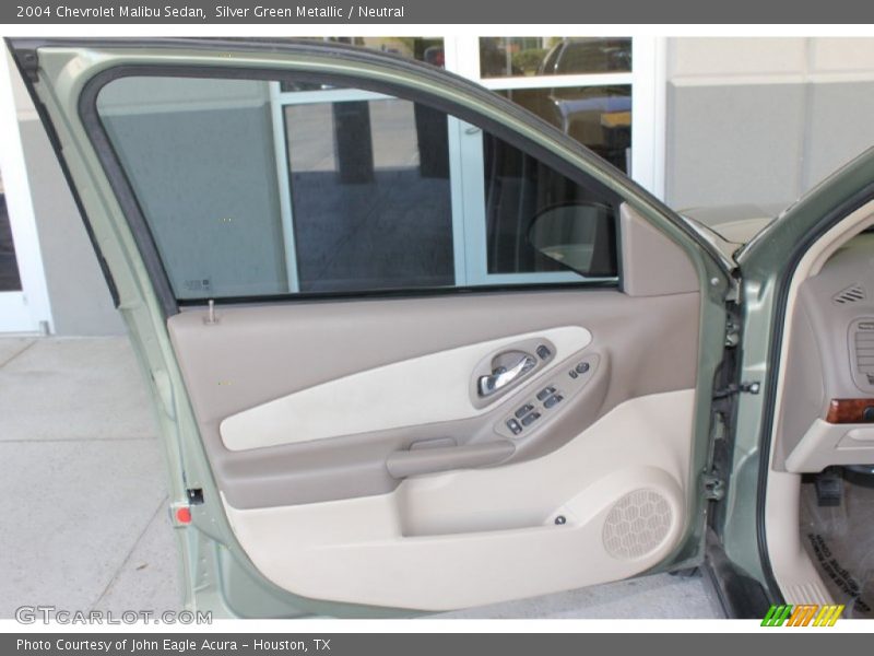 Silver Green Metallic / Neutral 2004 Chevrolet Malibu Sedan