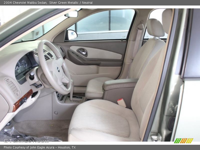 Silver Green Metallic / Neutral 2004 Chevrolet Malibu Sedan