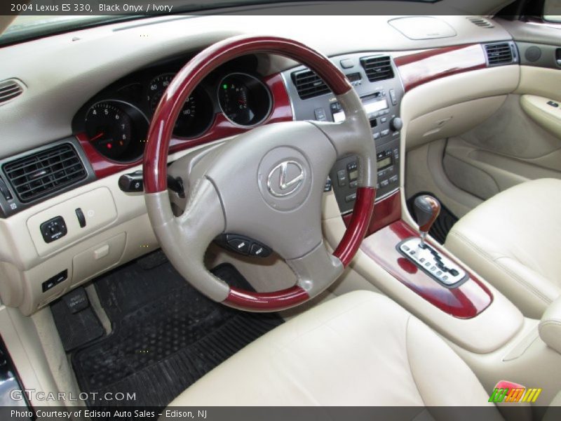 Black Onyx / Ivory 2004 Lexus ES 330