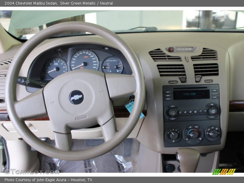 Silver Green Metallic / Neutral 2004 Chevrolet Malibu Sedan