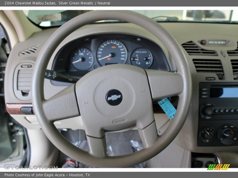 Silver Green Metallic / Neutral 2004 Chevrolet Malibu Sedan
